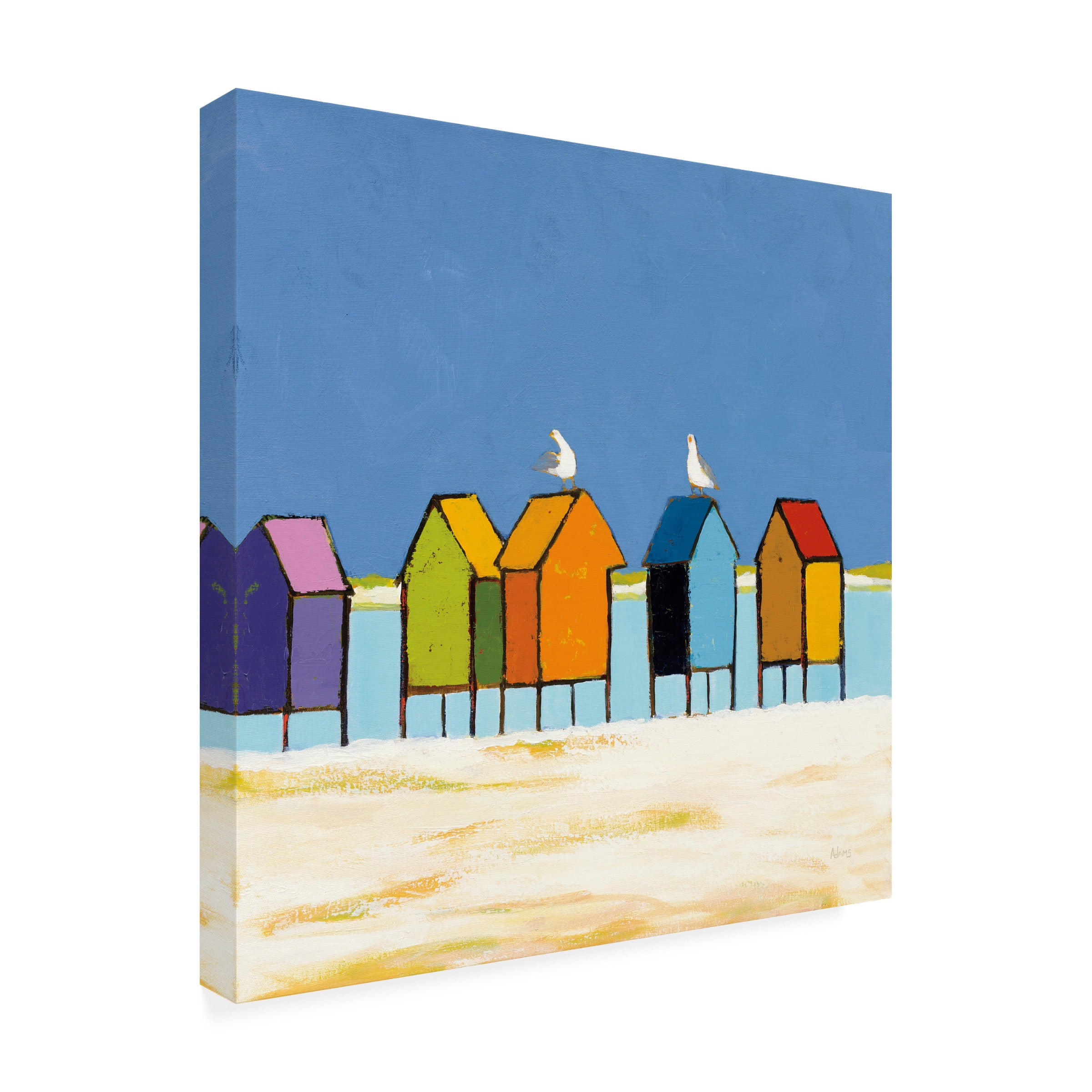 Phyllis Adams 'Cabanas II' Canvas Art