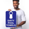 thumbnail image 2 of Dirty Pool Towels Pool Sign,, 2 of 8