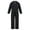 Black, variant on Kids Boiler Suit Khaki Coveralls Jumpsuit Protective Overalls for Boys Girls Long Sleeve Grey 6