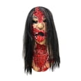 thumbnail image 1 of de terror de Halloween con pelucas Creepy Scary Adults Evil Female Cosplay Head Mask para fiesta, disfraz, accesorios, decoración de disfraces Sunnimix Cubierta de cabeza de Halloween, 1 of 8