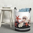 thumbnail image 6 of Fuzoiu Starfishes Shells Print Circular Hamper,Laundry Basket with Handle,Collapsible Laundry,Dirty Clothes Storage Basket,for Bedroom Bathroom Dorm Living Room-Medium, 6 of 6