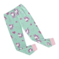 thumbnail image 3 of SXIMEE 3-8T Long Sleeve Snug Fit Pajamas for Girls 100% Cotton Sleepwear,Tops and Pants 2-Piece PJ Set, Unicorn Pattern, 3 of 11