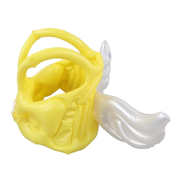 Chaleco de Natación Inflable para Niños Chaleco de Ahorro para Niños con Forma de ángel Anillo de Natación de Cisne Inflable Portátil con Boquilla de Gas Múltiple para ANGGREK Otros
