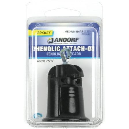 Jandorf 60449 Lamp Socket, 660 W, Phenolic