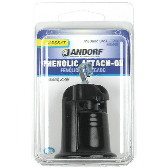 Jandorf 60449 Lamp Socket, 660 W, Phenolic