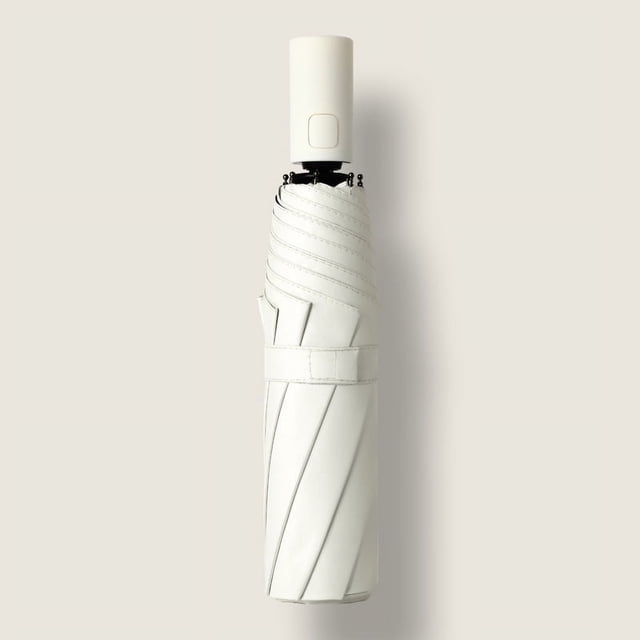 Paraguas plegable automático, sombrilla de doble propósito, sombrilla para mujer, protección solar, sombrilla con protección UV