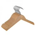thumbnail image 4 of Perchas de madera para niños (paquete de 10), perchas de madera suaves y duraderas para bebés y padres - AOS, 4 of 5