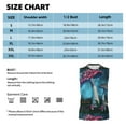 thumbnail image 6 of Kdxio Fantasy Mushrooms for Men's Muscle T-shirt,Sleeveless for Workout Running Athletic Gym Lounge Casual, 6 of 7