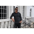 thumbnail image 5 of COOFANDY Men's Long-Sleeve Crewneck Sweater | Soft Slim Fit Knit Sweater Pullover for Fall Winter and Business Casual & Everyday Wear, 5 of 8