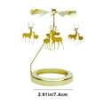 thumbnail image 3 of Luxcidy Mesmerizing Candle Mobile Carousel - Spinning Candle Holder Designed for Relaxing Atmosphere - Rotary Candle Carousel - Quality Materials for Long(Elk), 3 of 6