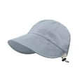 thumbnail image 2 of Womens Sun Hat Wide Brim | Foldable Bucket Outdoor Hat | Breathable Quick-Dry | Adjustable Drawstring | 3.4" Brim for Sun UV Protection | Lightweight Packable | Fits 22.5-23" Head | 1 Pack, 2 of 2
