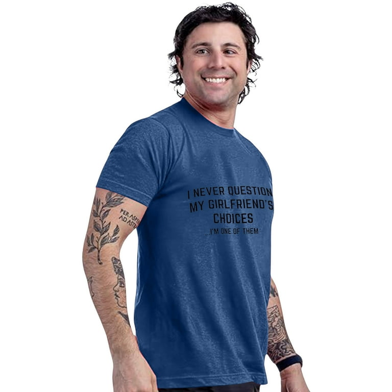 ZZHZGZ Mens 4Th of July Shirt Men T Shirts Funny Husband Boyfriend