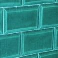 thumbnail image 1 of Ahgly Tapis d'Intérieur Lavable en Machine Carré Transitionnel Vert Cyan Foncé, 6 Pieds Carré, 1 of 7