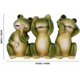 thumbnail image 2 of Miniature Frog Figurine Resin Frog Statue Collectible Cartoon Animal Figurine Sculpture, 2 of 5