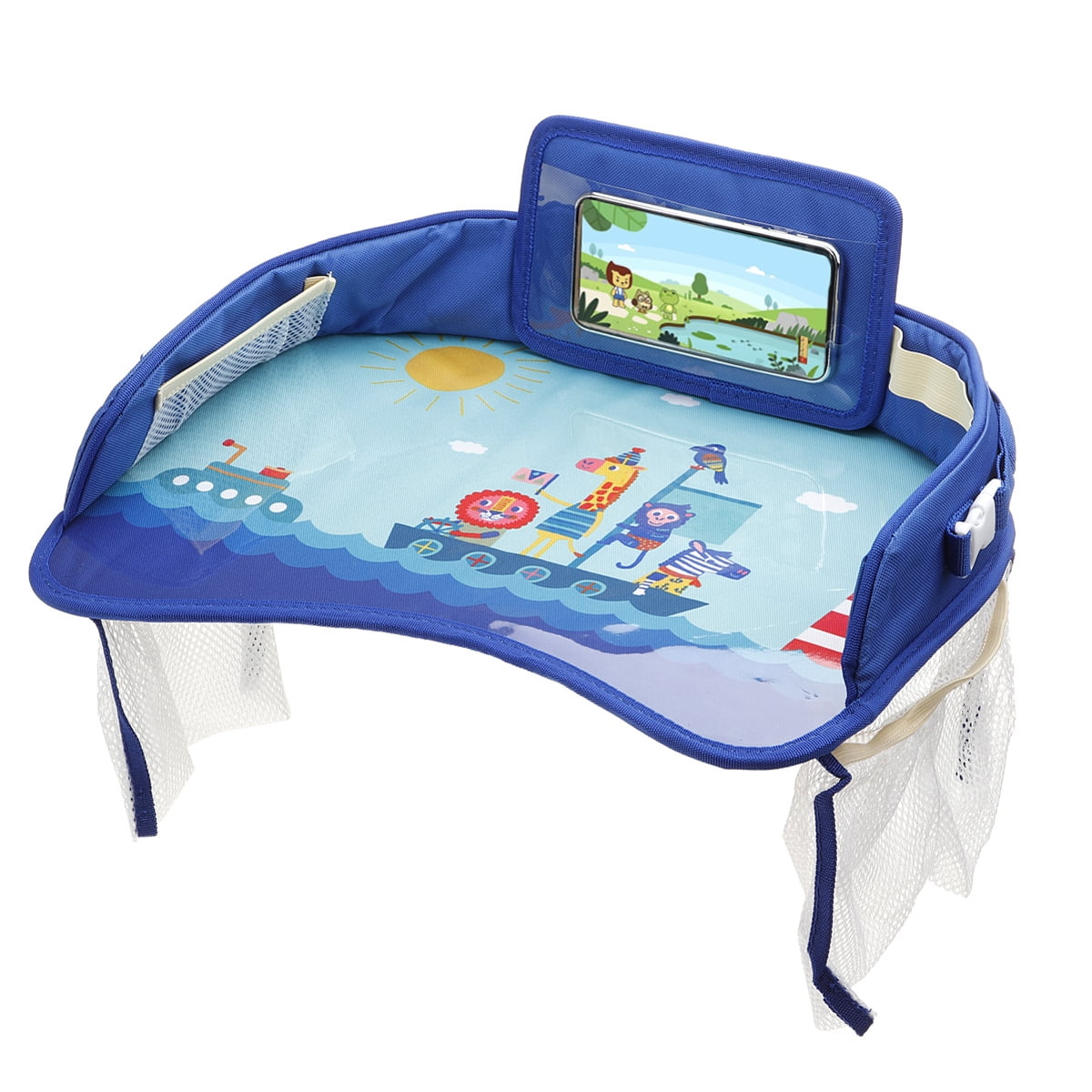Baby Car Seat Travel Play Tray Kids Activity Tray Table Cartoon Car