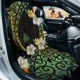 thumbnail image 2 of Uorisanigo Car Seat Cover Protector Soft Polynesian Tattoo Flowers Automotive Front Seat Sweating Cover Washable Seat Decoration Universal for Auto Truck Van SUV, Easy to Install, 2 of 8