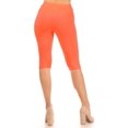 thumbnail image 3 of Women's Lightweight Solid Casual High Waist Running Yoga Daily Workout Capri Leggings, 3 of 5