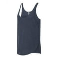 thumbnail image 2 of BELLA + CANVAS - Women's Flowy Tank with Side Slit - 8802 - Heather Navy - Size: 2XL, 2 of 5