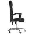 thumbnail image 2 of vidaXL Reclining Office Chair Black Faux Leather, 2 of 5