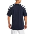 thumbnail image 2 of Russell Athletic Big & Tall Dri-Power Crew with shoulder insert Navy/White, 6X, 2 of 2