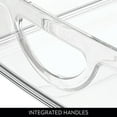 thumbnail image 3 of iDesign Plastic Cabinet and Pantry Storage Bin with Handles, Clear, 3 of 7