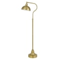thumbnail image 1 of 60 Inch Metal Curved Floor Lamp, Adjustable Dome Shade, Brass, 1 of 4