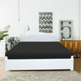 thumbnail image 6 of PiccoCasa 200TC Cotton Fitted Sheet 15" Drop Pocket, Black Full, 6 of 7