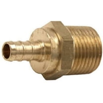 UC118LFA Pex Adapter, Lead-Free, 3/8 Brass Barb x 1/2-In. MPT - Quantity 6