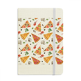 thumbnail image 1 of Delious Nourriture Pizza Illustration Modèle Cahier Officiel Tissu Couverture Rigide Journal Journal Classique, 1 of 3