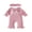Pink, variant on RUINIXCW Baby Girl Little Sister Outfit Newborn Baby Girl Hospital Coming Home Outfit Waffled Romper Infant Baby Girls Fall Winter Clothes Long Sleeve Jumpsuit Headband Set