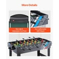 thumbnail image 4 of 4-in-1 Multi-Multi-Function Game Table Set 48" Air Hockey, Pool, Foosball, Ping Pong with Accessories  For Game Room & Office, 4 of 11