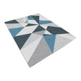 thumbnail image 1 of yulier Minimalist Rug for Living Room Bedroom Bedside, 2.6x5.2 ft Modern Abstract Geometric Large Carpet for Office Dorm Home Decor, Soft Comfy, Non Slip Backing, 1 of 3