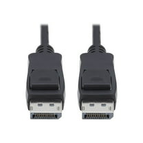 Tripp Lite DisplayPort 1.4 Latching Connectors 8K M/M Cable Black P580-001-V4