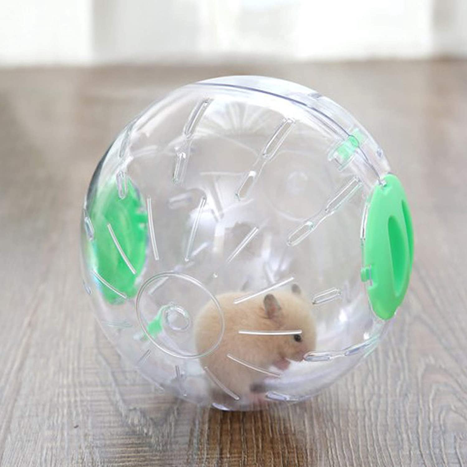 Hamster Ball，Exercise Plastic Ball Gerbil Toy Hamster Exercise Ball for Small Animal Transparent Pet Travel Ball are very suitable for Gerbils Hamsters