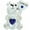 A, variant on GeBuSn Clear Bear Figurine Valentine's Day I You Bear Ornament Collectible Tabletop Bear Statue For Wedding Birthday Party ï¼Aï¼