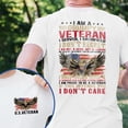 thumbnail image 4 of FLAGWIX Grumpy Veteran, Proud U.S. Veteran T-Shirt TPT2337TS - Father's Day, Christmas Gifts For Men, Husband Gifts, 4 of 6