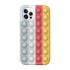 Sunisery Push Pop Fidget Toy Phone Case for iPhone 11/11Pro/12/12Pro 3D Phone