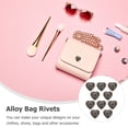 thumbnail image 3 of 10Pcs DIY Luggage Leather Rivets Heart Shape Leather Craft Rivets Bag Rivets, 3 of 7