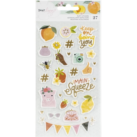 American Crafts Mini Icons W/Gold Foil Accents