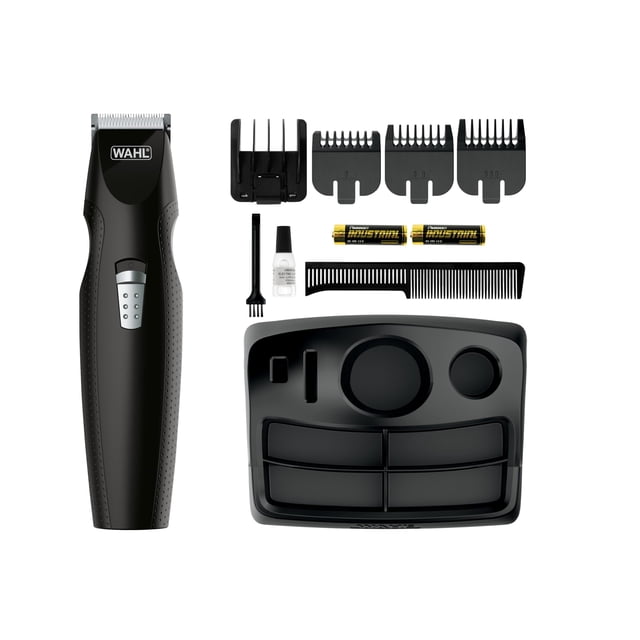 Recortadora de Barba y Bigote Wahl con 6 Peines Ajustables 2-12mm a Batería
