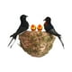 thumbnail image 5 of Nido de golondrina simulado, pájaros artificiales de espuma, decoración de pared, fotografía de primavera pararse, 5 of 9
