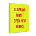 thumbnail image 6 of Inspirational Wall Art Old Ways Won't Open Doors Motivation Wall Decor for Home Office Gym Inspiring Success Quote Print Ready to Hang Unframed, 6 of 13