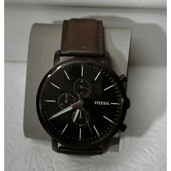 Fossil Luther Chronograph Brown Leather Watch