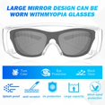 thumbnail image 3 of Clear Safety Glasses bulk, Lightweight Protective Eyewear For Men Women, Over Goggles Impact Scratch Resistant, 3 of 8