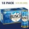 Busch Lager Domestic Beer 18 Pack 16 fl oz Aluminum Cans 4.3% ABV