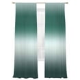 thumbnail image 7 of Turquoise Ombre Sheer Curtains 108 Inch Length 2 Panels Set, Contemporary Abstract Gradient Voile Window Treatment Semi Sheer Long Curtains Drapes for Bedroom/Living Room/Kitchen 52"x108"x2, 7 of 7
