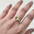 thumbnail image 4 of AAA Peridot Ring, 925 Sterling Silver, Women Ring, Natural Peridot, August Birthstone, Christmas, Thanksgiving, Tiny Dainty Ring, CZ Ring, Handmade, Statement Jewelry, Wedding, Anniversary Gift, 4 of 8