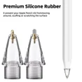 thumbnail image 4 of 4 /1PCS Pointes de Remplacement pour Tablette pour Apple Pencil 1 2 Génération Stylet Pointe de Crayon Premium Résistante à l'Usure pour IPencil 2X Transparent, 4 of 6