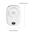 thumbnail image 4 of Ventilador Cuello Ventilador Perezoso Sin Aspas Colgado Alrededor La Cintura Pantalla USB Alta Potencia Viento Pequeño Ventilador Cuello (blanco), 4 of 5