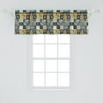 thumbnail image 2 of Ambesonne Butterfly Window Valance, Butterfly Heart Retro, 54" X 18", Multicolor, 2 of 3
